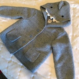 Boys Gap Knit Shark Sweater